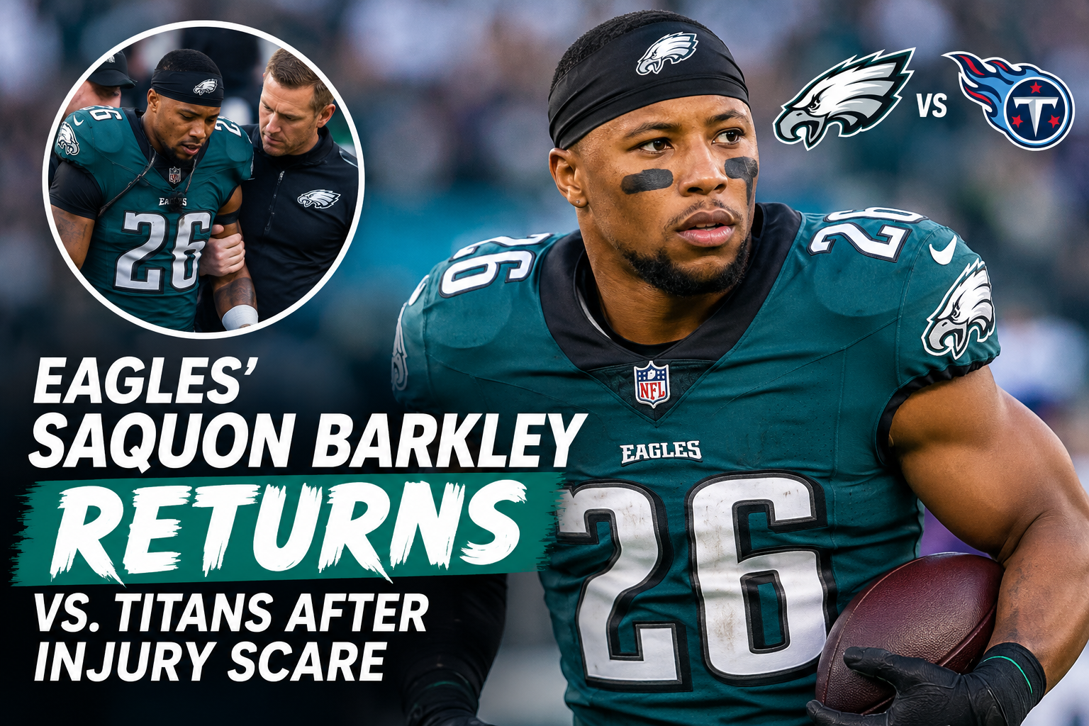 Saquon Barkley Returns vs. Titans: 5 Key Updates After Injury Scare